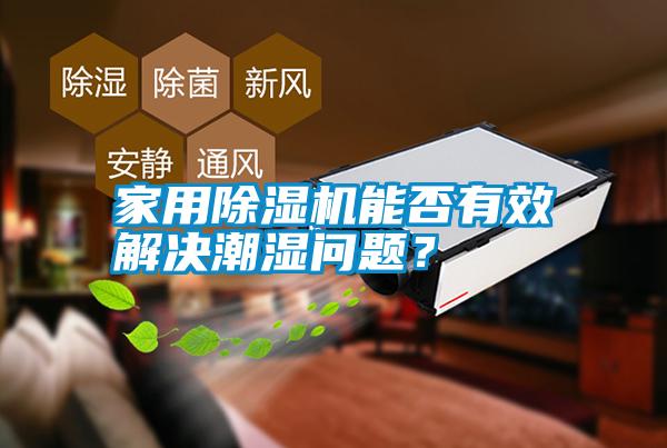 家用除濕機能否有效解決潮濕問題？