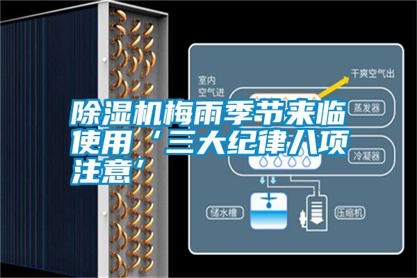 除濕機梅雨季節(jié)來臨使用‘三大紀(jì)律八項注意’