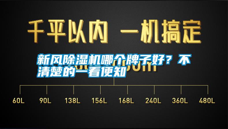 新風除濕機哪個牌子好？不清楚的一看便知