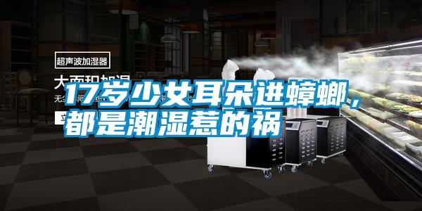 17歲少女耳朵進(jìn)蟑螂,都是潮濕惹的禍