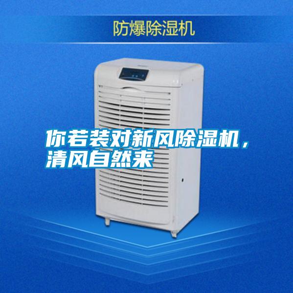 你若裝對(duì)新風(fēng)除濕機(jī),清風(fēng)自然來
