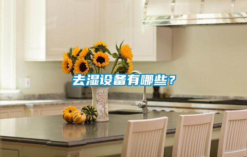 去濕設備有哪些?
