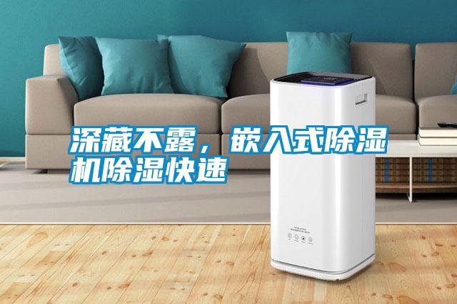 深藏不露，嵌入式除濕機除濕快速