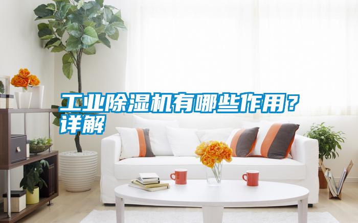 工業除濕機有哪些作用？詳解
