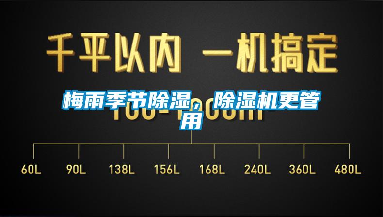 梅雨季節除濕,除濕機更管用