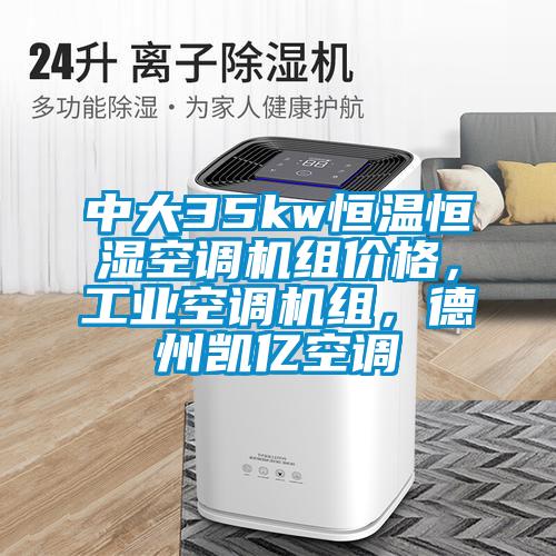 中大35kw恒溫恒濕空調機組價格，工業空調機組，德州凱億空調