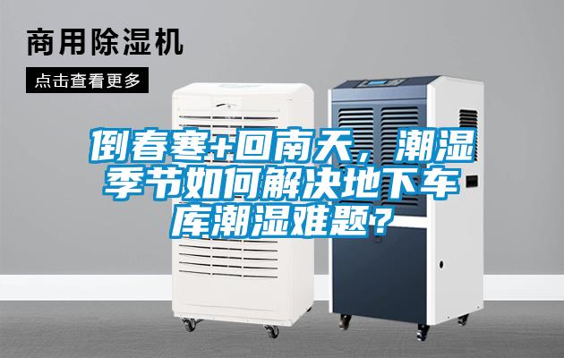 倒春寒+回南天，潮濕季節(jié)如何解決地下車庫潮濕難題？