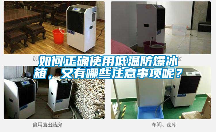 如何正確使用低溫防爆冰箱，又有哪些注意事項呢？