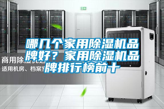 哪幾個家用除濕機品牌好？家用除濕機品牌排行榜前十