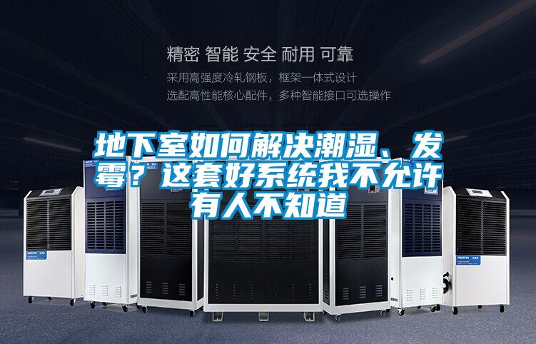 地下室如何解決潮濕、發霉？這套好系統我不允許有人不知道