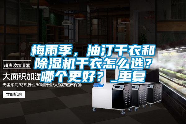 梅雨季，油汀干衣和除濕機干衣怎么選？哪個更好？_重復(fù)
