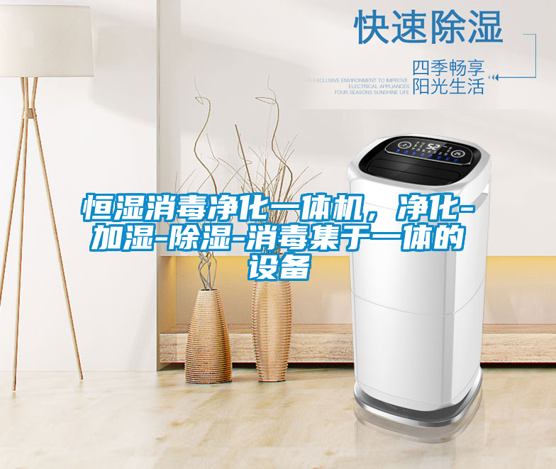 恒濕消毒凈化一體機,凈化-加濕-除濕-消毒集于一體的設備