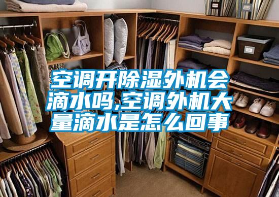 空調(diào)開除濕外機會滴水嗎,空調(diào)外機大量滴水是怎么回事