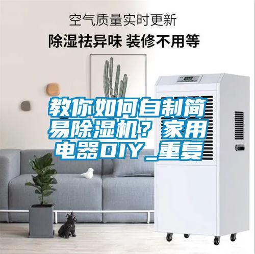 教你如何自制簡易除濕機?家用電器DIY_重復