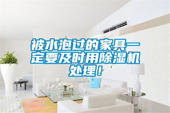 被水泡過(guò)的家具一定要及時(shí)用除濕機(jī)處理!