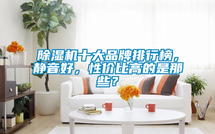 除濕機(jī)十大品牌排行榜，靜音好，性價(jià)比高的是那些？