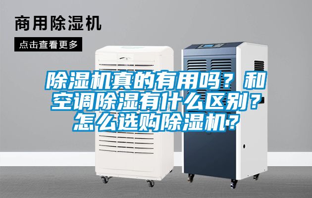除濕機真的有用嗎?和空調(diào)除濕有什么區(qū)別?怎么選購除濕機?