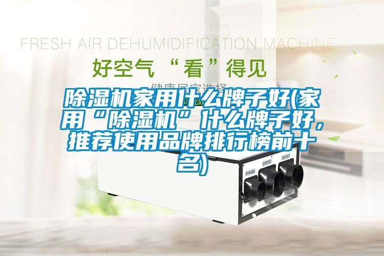 除濕機家用什么牌子好(家用“除濕機”什么牌子好，推薦使用品牌排行榜前十名)