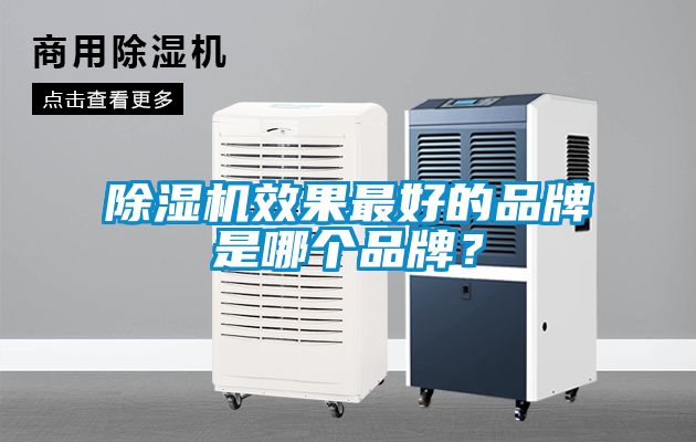除濕機效果最好的品牌是哪個品牌？