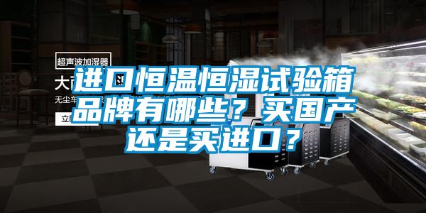 進(jìn)口恒溫恒濕試驗箱品牌有哪些?買國產(chǎn)還是買進(jìn)口?