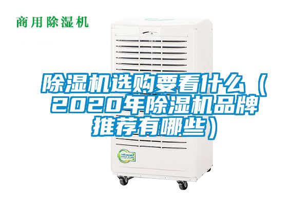 除濕機(jī)選購(gòu)要看什么(2020年除濕機(jī)品牌推薦有哪些)