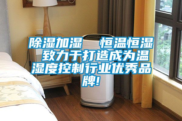除濕加濕 恒溫恒濕 致力于打造成為溫濕度控制行業優秀品牌!